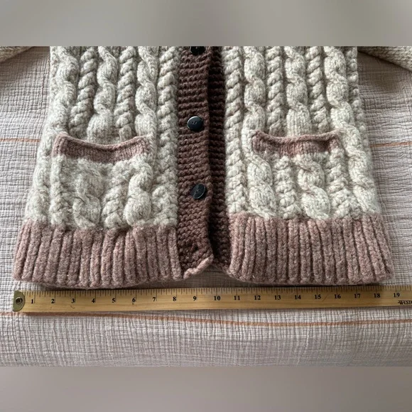 Vintage Buffalo Wool Sweater / Jacket - Picture 15 of 16